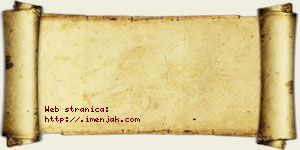 Žaklina Dačić vizit kartica